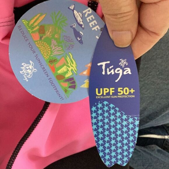 NWT Tuga Sun Swim Protection UPF 50+ Neoprene Wetsuit Girls 7/8 years - Picture 8 of 11